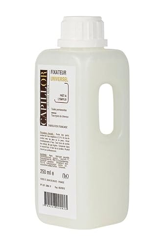 Capillor Fixateur Universel - Pour Tous Types de Cheveux - Fixe une Permanente ou un Défrisage - Parfum Mentholé - Format 250ml - Fabrication Artisanale Française (Loiret) Cover