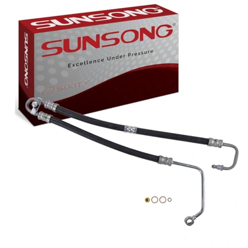 Sunsong 3402821 Power Steering Pressure Line Hose Assembly