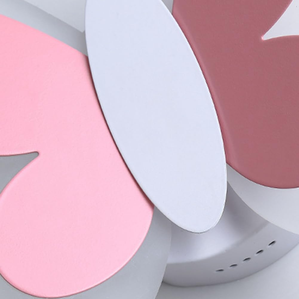 Lámpara de Pared con Forma de Mariposa LED, 14 W, 85-265 V, para Dormitorio Infantil, con Forma de Mariposa, con Rosas y Blancas