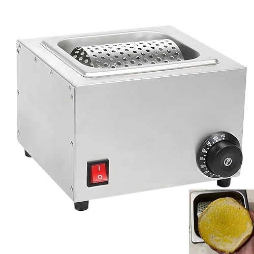QIUNAOZI Aplicador De Mantequilla para Panadería, Esparcidor De Mantequilla Eléctrico con Control De Temperatura De 0 A 110 °C, Fabricado En Acero Inoxidable Apto para Uso Alimentario, para Tostadas