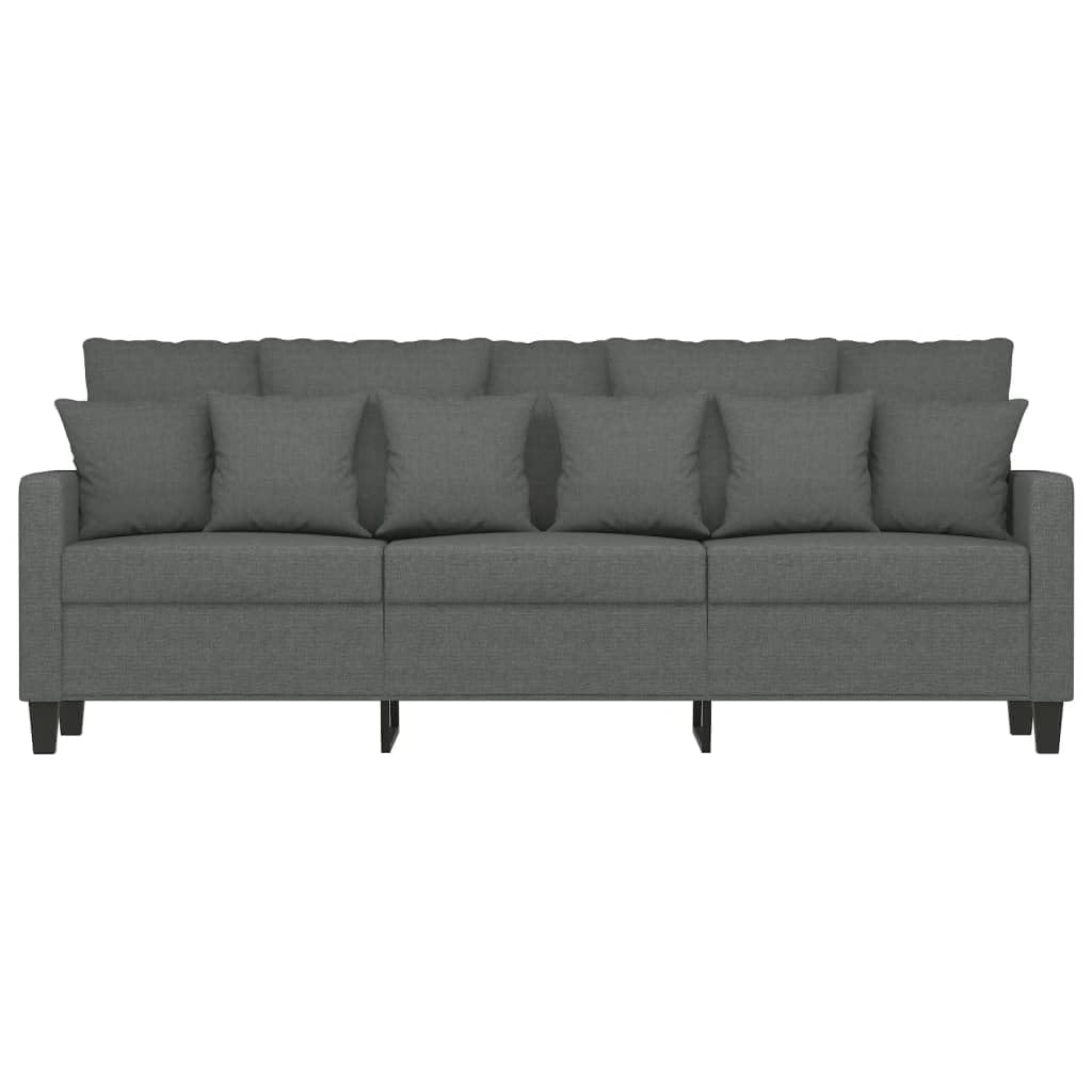 sofás de Dos plazas,Sofa 120 cm,Sofa Cama Dos plazas,Sofá de 3 plazas de Tela Gris Oscuro 180 cmAdecuado para salón, Dormitorio