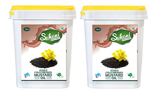 Image of Eywa Seeds & Exports Pvt Ltd Organic Black Mustard Oil (10 Liter) Cold Pressed /Wood Pressed Oil | Sarso /Mustard Kachi Ghani Ka Telby (Suhani) Eywa