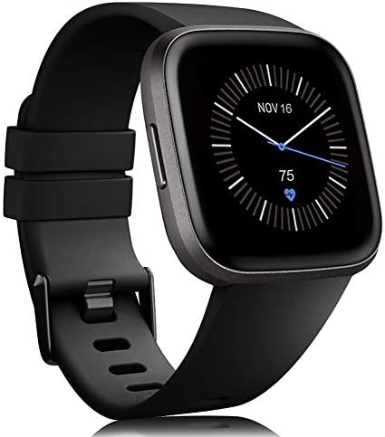 Rioroo Bands Compatible with Fitbit Versa/Fitbit Versa 2/Fitbit Versa Lite Strap Versa Accessories Women Men Soft Silicone Replacement Sport Fitness Wristband for Fitbit Versa Smart Watch