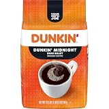 Dunkin’ Midnight Dark Roast Ground Coffee, 16.5 Oz. Bag