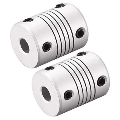 sourcing map 8mm Aluminum Alloy Shaft Coupling Cover