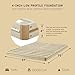 Hercules 4 Inch Low Profile Foundation Mattress Box Spring Replacement, Twin