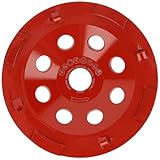 PRODIAMANT PKDS Diamant-Schleiftopf 150 mm x 22,2 mm 4 PKDs mit Stützsegment für Beschichtungen Farben Kleber und Putz