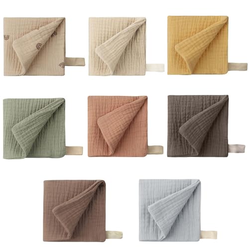 New Baby Handkerchief Absorbent Gauze Burp Cloth Newborn Face Towel Feeding Bibs2