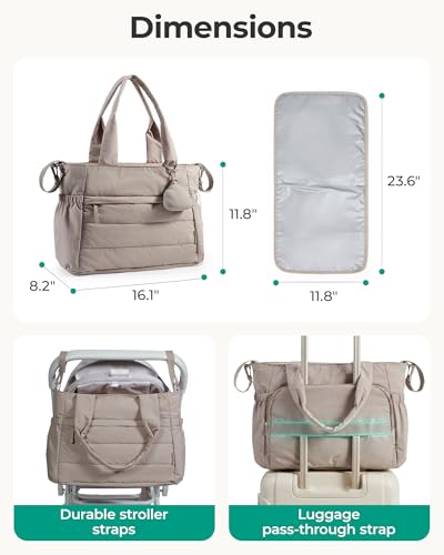 BAGSMART Diaper Bag Tote
