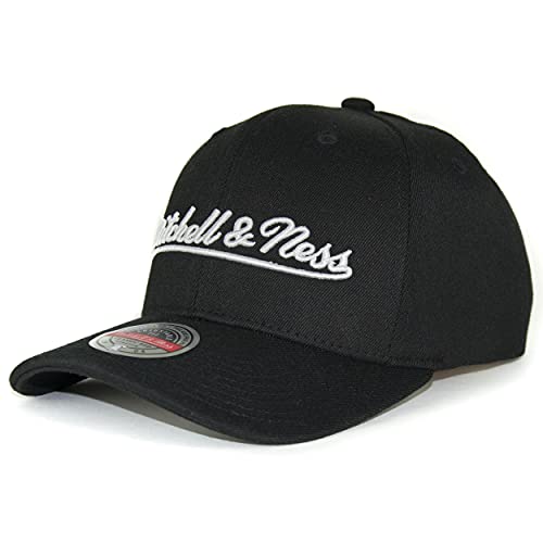 Mitchell & Ness Snapback Classic Red Script Logo OB, Black/White Cover