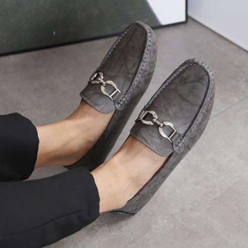 Directly Shipped from The Factory Men's Classic Penny Slip - On Loafer, Made of Cowhide Leather, with Soft Sole. Loafer for Men, Comfortable Men's Business Casual, Driving and Boat Shoes2