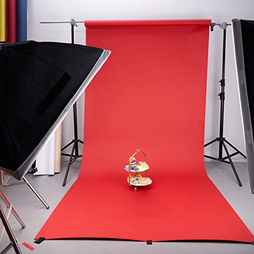 Rollo de Papel Fondo Sin Costura Scarlet 53"x16.4' miniatura 2