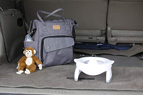 Kalencom 3730WHITE Potette Plus Premium 2 In 1 Travel Potty And Toilet Seat Trainer Ring thumb #4