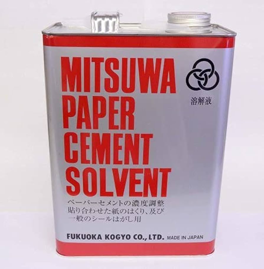 Amazon | 福岡工業 ミツワ ソルベント(溶解液)赤特大缶 3800ml