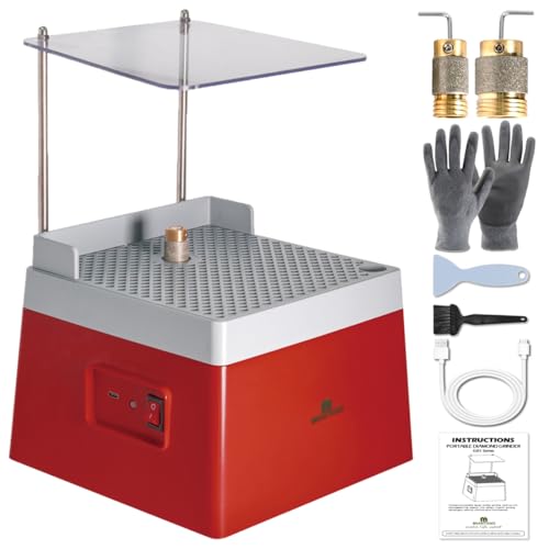 Portable Stained Glass Grinder Machine, 4200rpm...