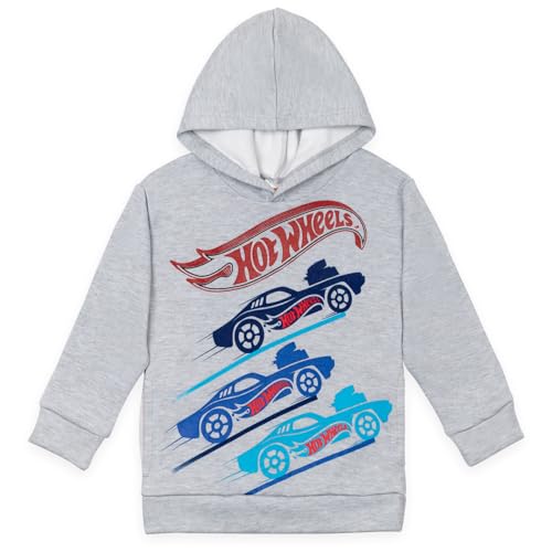 Image of Hot Wheels Boys' Fleece Hooded Sweatshirt Toddler to Big Kid