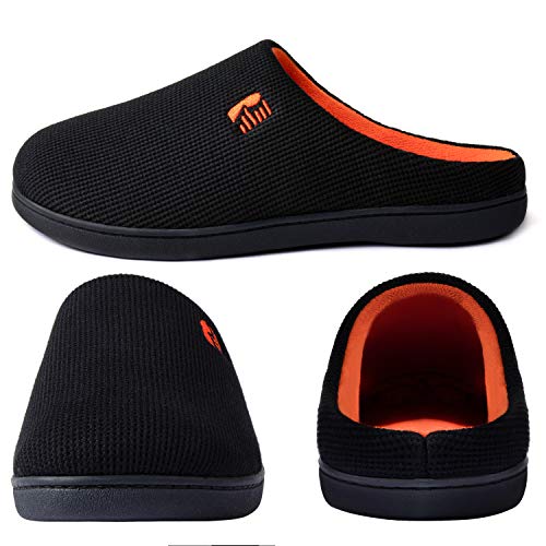Rockdove Men's Original Two-Tone Memory Foam Slipper, Size 11-12 Us Men, Oriole #TOP3