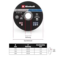 Einhell 10-tlg. Dünntrennscheiben, Inox, Ø 125 x 1 mm – Ansicht 9