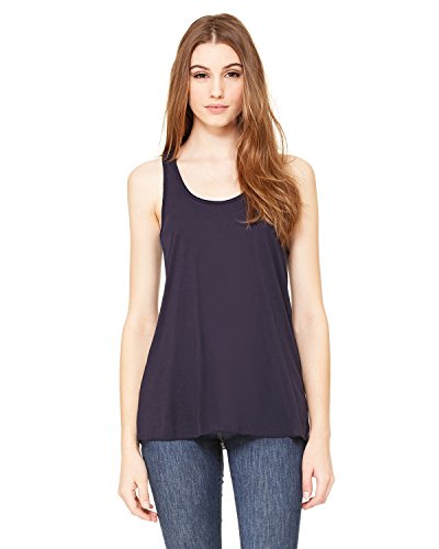 BELLA+CANVAS Ladies Flowy Racerback Tank - Midnight - 2XL - (Style # B8800 - Original Label)