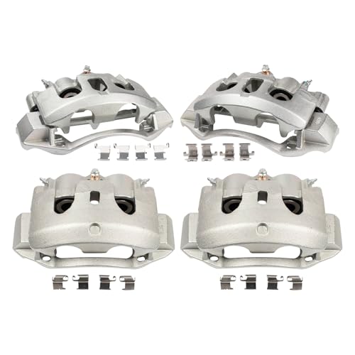 Image of TRQ Brake Caliper Set Compatible with 2012-2021 Nissan NV1500 NV2500 NV3500 2016-2023 TITAN XD