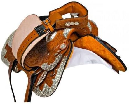 High Premium Quality Genuine Leather Western Show Saddle for Horse Wholesale Price Available Horse Equestrian Supplies