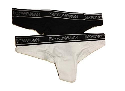 Preisvergleich Produktbild Emporio Armani Brazilian Brief BI-Pack, Schwarz XS