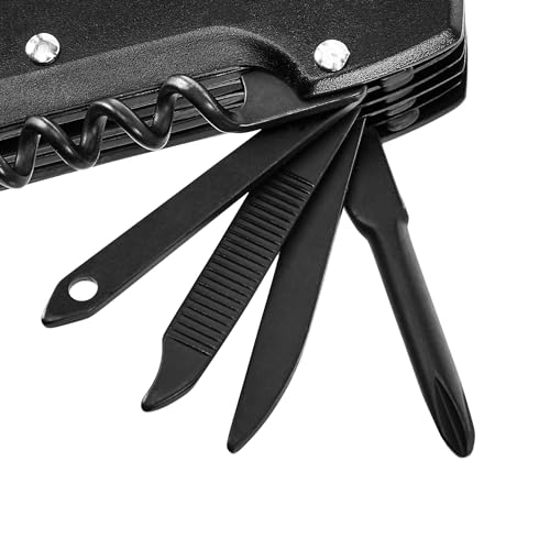 Miniatura 2 de Amazon Basics Navaja de bolsillo multiusos 15 en 1 con funda, Negro
