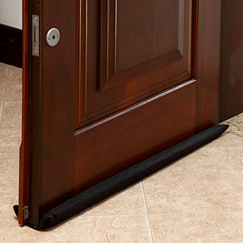 Protetor Veda Porta Liso Preto 78cm, ALKLIN