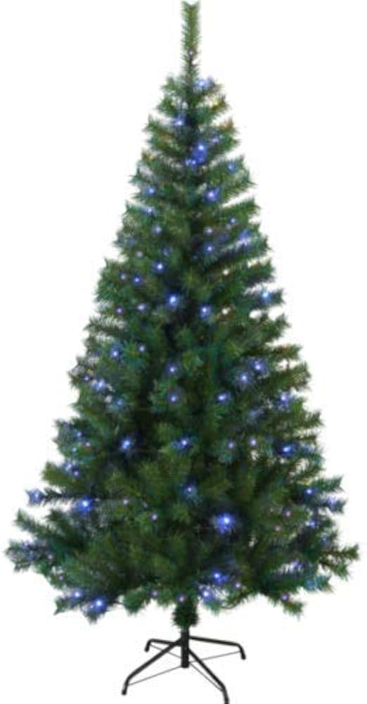 Green christmas tree with blue lights Clearance