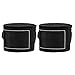 Bandage de Boxe en Coton pour Boxe, 2,5 m de Bandage élastique pour Boxeur, 2 pièces de 2,5 m de Sangle élastique de Boxe Sanda Muay Thai MMA Taekwondo Bandage pour Les Mains(Noir)