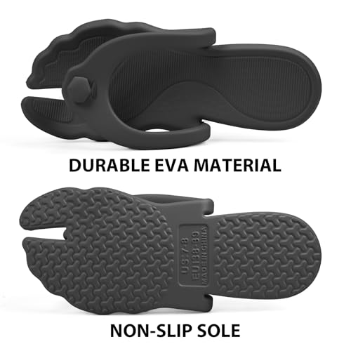 Rosoz Flip Flops for Women Men Foldable Travel Slippers Lightweight Shower Shoes Non-Slip Quick-Dry Bathroom Camp Beach Sandals3