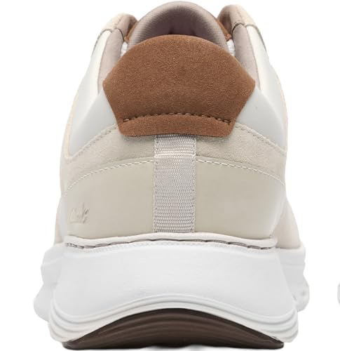 Clarks Clarks Men's Motion Trek Go Sneaker, Ivory Combi, 10.5