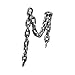 NOLITOY 25 Barrier Chain Halloween Chain Make up Decorative Chain
