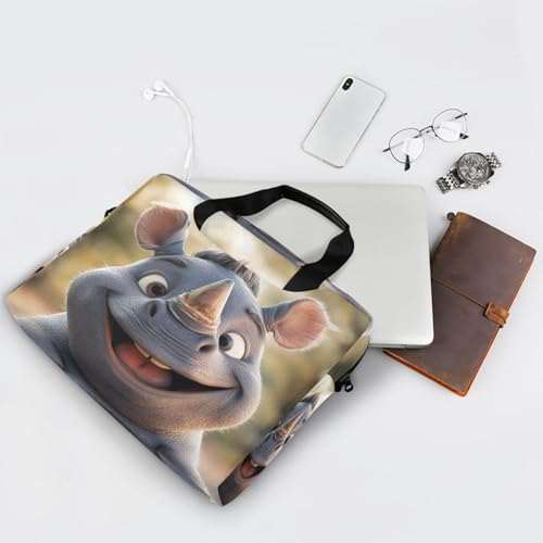 Maletín portátil con cremallera para laptop 15.6" miniatura 6