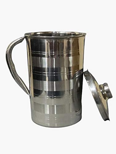 Dynore Stainless Steel Delux Water Jug 2 LTR with Lid 400 Gram - Image 2 thumbnail