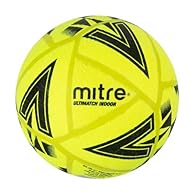 BUILT TO PERFORM: The Mitre Ultimatch Indoor Football has recently been updated to preform best in schools and sports halls on indoor or laminate surfaces. This essential is match level and idea for boy and girls of all ages DURABILITY and CONSTRUCTI...