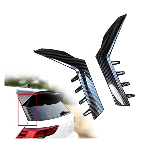 Diffuseur ABS motif carbone améliorant le style aérodynamique de la Golf 8 - 3