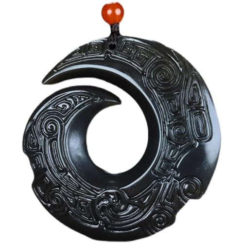 Collier Feng Shui en jade qui tourne pour traverser les crises