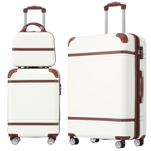 3-Piece Hardside Luggage Set with TSA Lock, 20