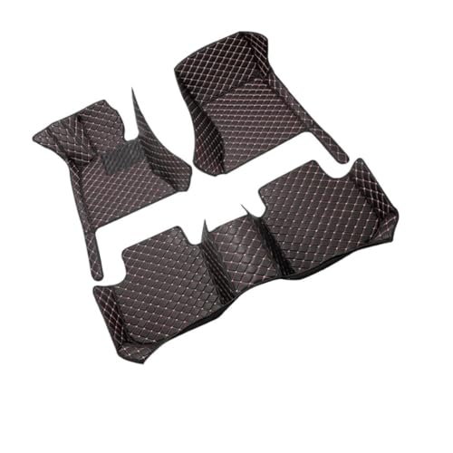Tapis de voiture Toyota Rav4 en cuir marron café pour modèles 2020 à 2024
