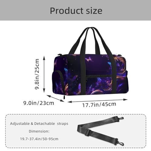 Bolsa de deporte resistente al agua que separa tu calzado y ropa de gimnasio 3