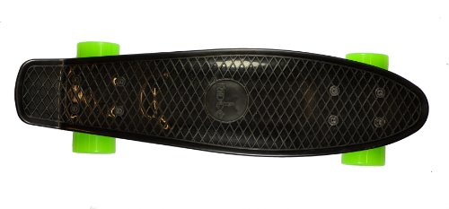 Ridge Skateboard 55 cm Mini Cruiser Retro stijl in M rollen compleet U gemonteerd - Afbeelding 5