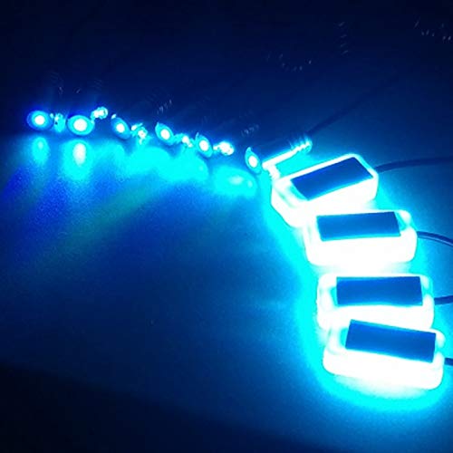 Dasing LED RGB 10 nel 1 con 8 M di Luci per Interni nel Fibra Ottica per Auto Striscia di