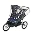 Comfy Baby! Universal Double Jogging Stroller Waterproof Rain Cover/Wind Shield