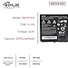 RDSJK 300769-003 300769-001 300769-002 300769-004 300770-001 Battery Replacement for Bose SoundLink Air Sounddock Portable Digital Music System 4ICR19/66 350160-1100 16.8V 32Wh 2200mAh (Black)