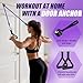 WHATAFIT Resistance Bands, Exercise Bands，Resistance Bands for Working Out, Work Out Bands with Handles for Men and Women Fitness, Strength Training Home Gym Equipment Pink Purple 16PCS