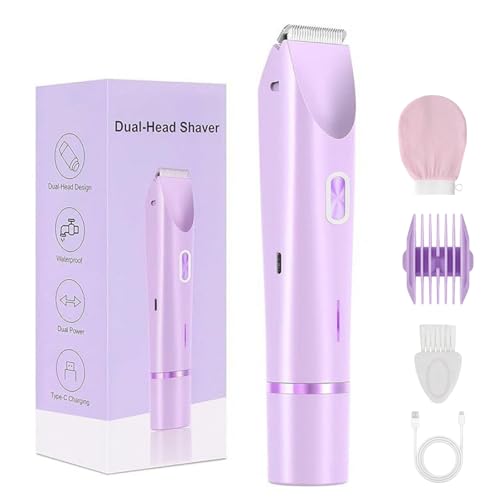 Rasoir étanche IPX7 utilisation sec ou eau pour corps et visage