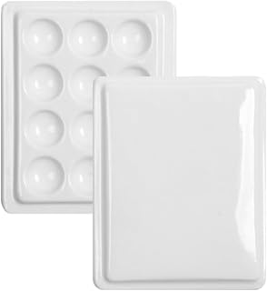 Plastic Painting Palette Tray for Students and Professionals, 12 Slot