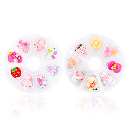 Hifot 16 Pairs Clip On Earrings Girls, No Pierced Design Earrings Dress Up Pretend Princess Play Jewelry Accessories For Kids #TOP1
