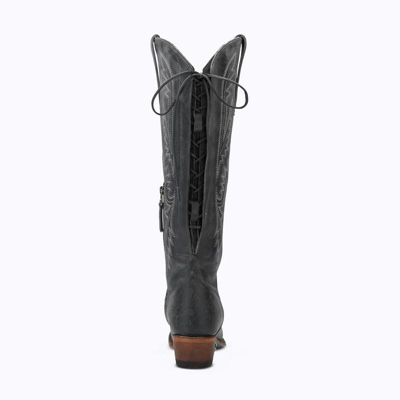Over the Knee Cowboy Boots for Women Adjustable Thigh High Cowgirl Boots - Image 4